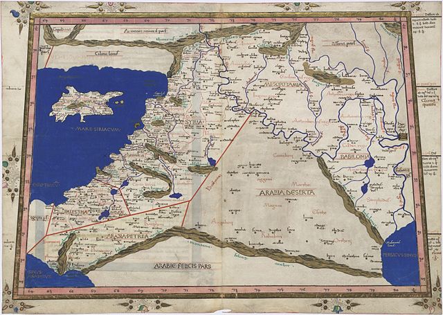 Syrian Wars - Ptolemy Tabula Asiae IV: Nicolaus Germanus (1467)
