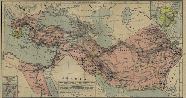 Hanging Gardens of Babylon - Alexanders Empire Map (336-323 BCE)