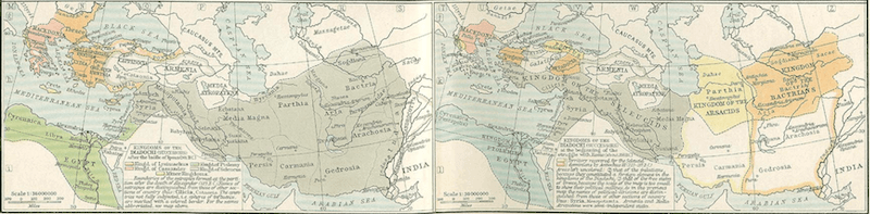 Wars of the Diadochi - Kingdoms of the Diadochi Map