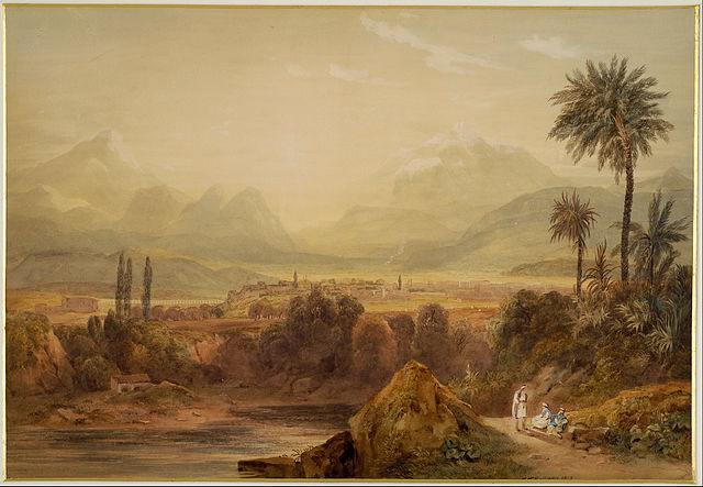 Alexander the Great - Hugh William Williams: View of Thebes (1819)