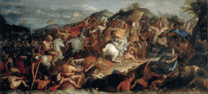 Battle of the Granicus - Le Passage du Granique: Charles Le Brun (1665)