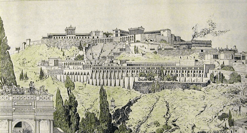 Library of Pergamon - Pergamon Reconstruction (19th Century)