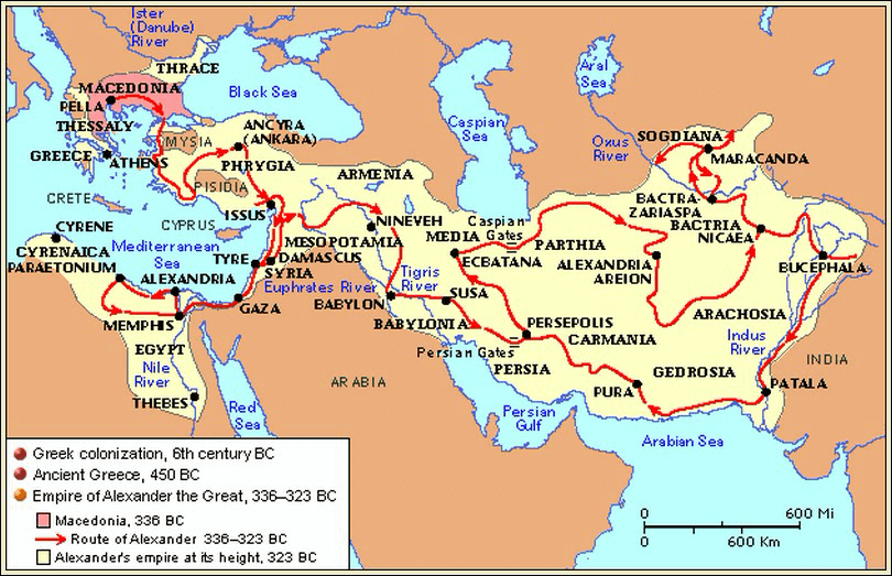 Alexander III the Great of Macedon - Alexander's Military Campaign