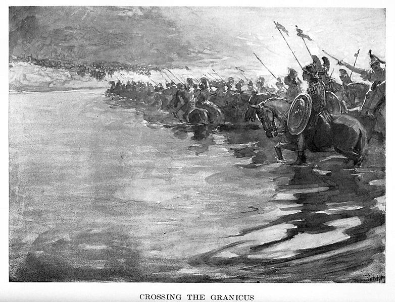 Alexander the Great - Crossing the Granicus (1909)